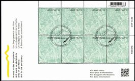 2022 KB Kunstengagement der Post SBK 1913 tadellos Ersttag