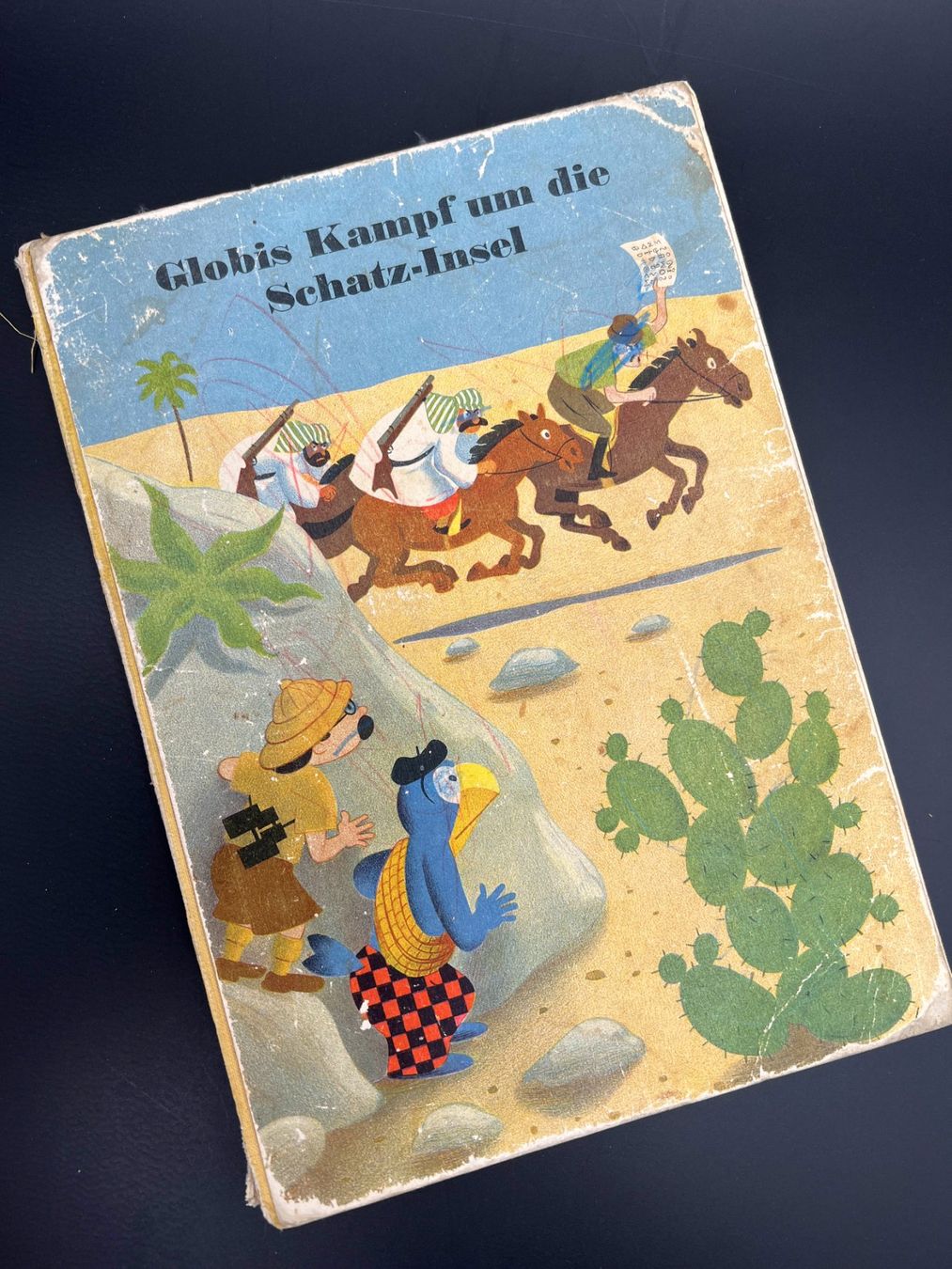 Bücher: Globis Kampf um die Schatzinsel, 1956 – Gebraucht aus Häusernmoos von Eselsohren