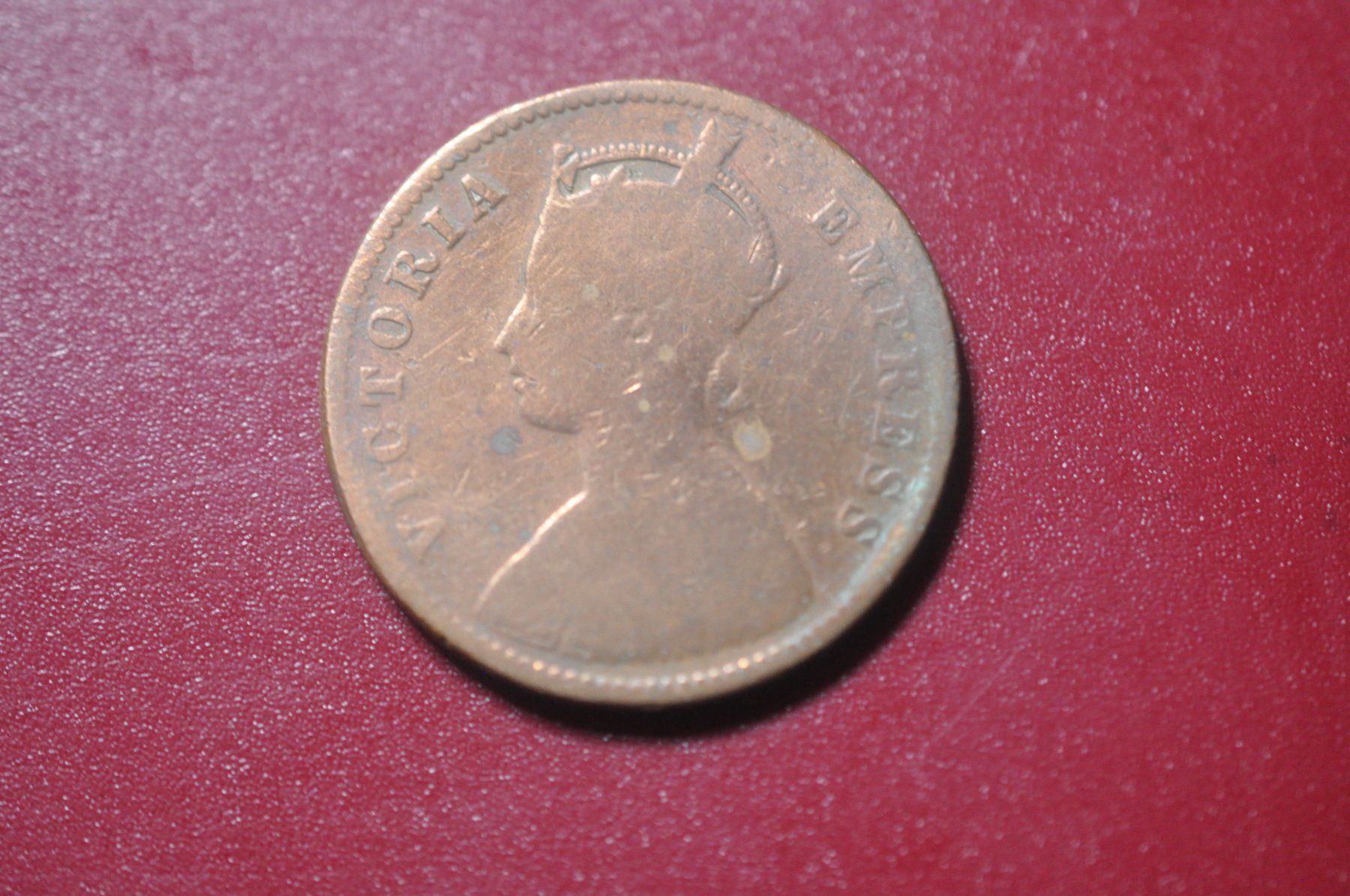 Tutti le monete: Inde anglaise one quarter Anna 1890 – Usato da Moutier venduto da Phillegrec 1