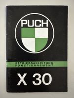 Original Puch X30 Anleitung 907.2.71.364.1 2/77