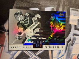 NHL Next Line Brett Hull & Patrick Poulin St. Louis Blues