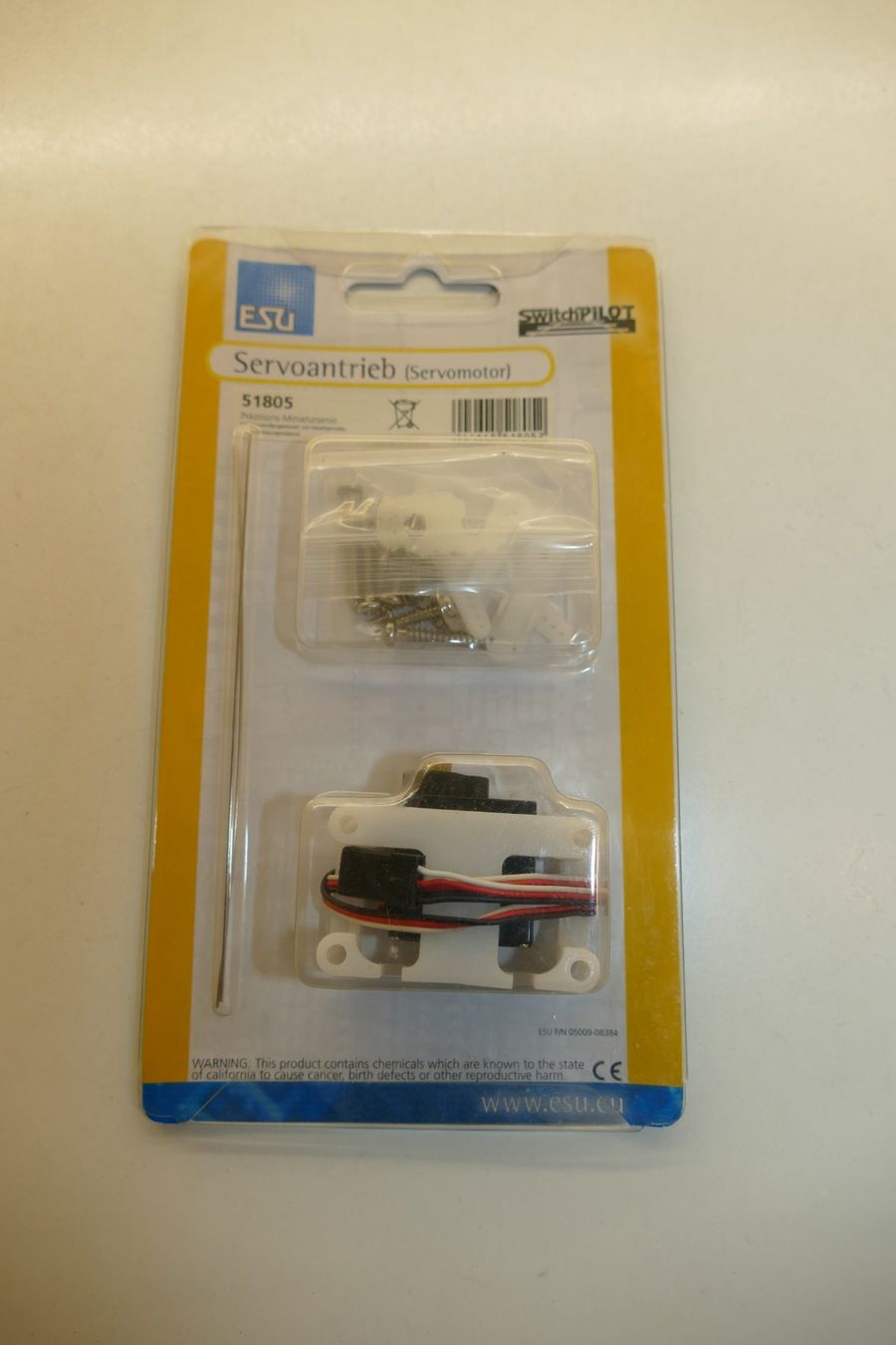 Esu Modellini di ferrovie: ESU: Servoantrieb (Servomotor) – Nuovo (secondo la descrizione) da Niederhasli venduto da rail-duerst