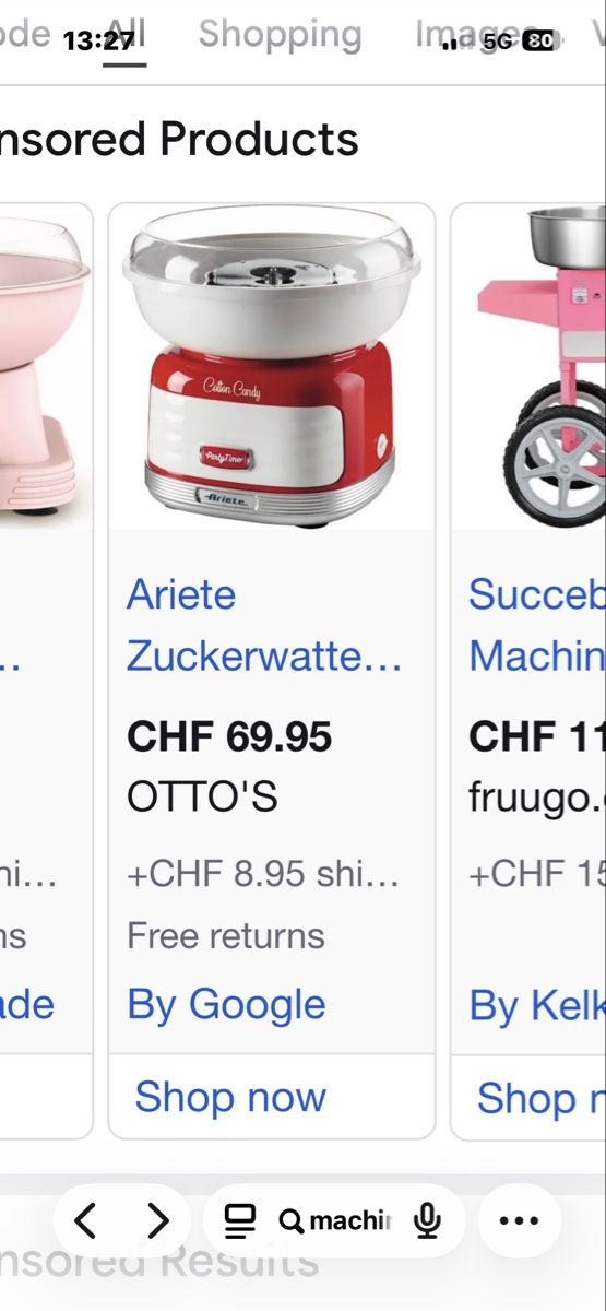 Elettrodomestici da cucina: Machine Barbe à papa – Usato da Morges venduto da cel_hps9 3