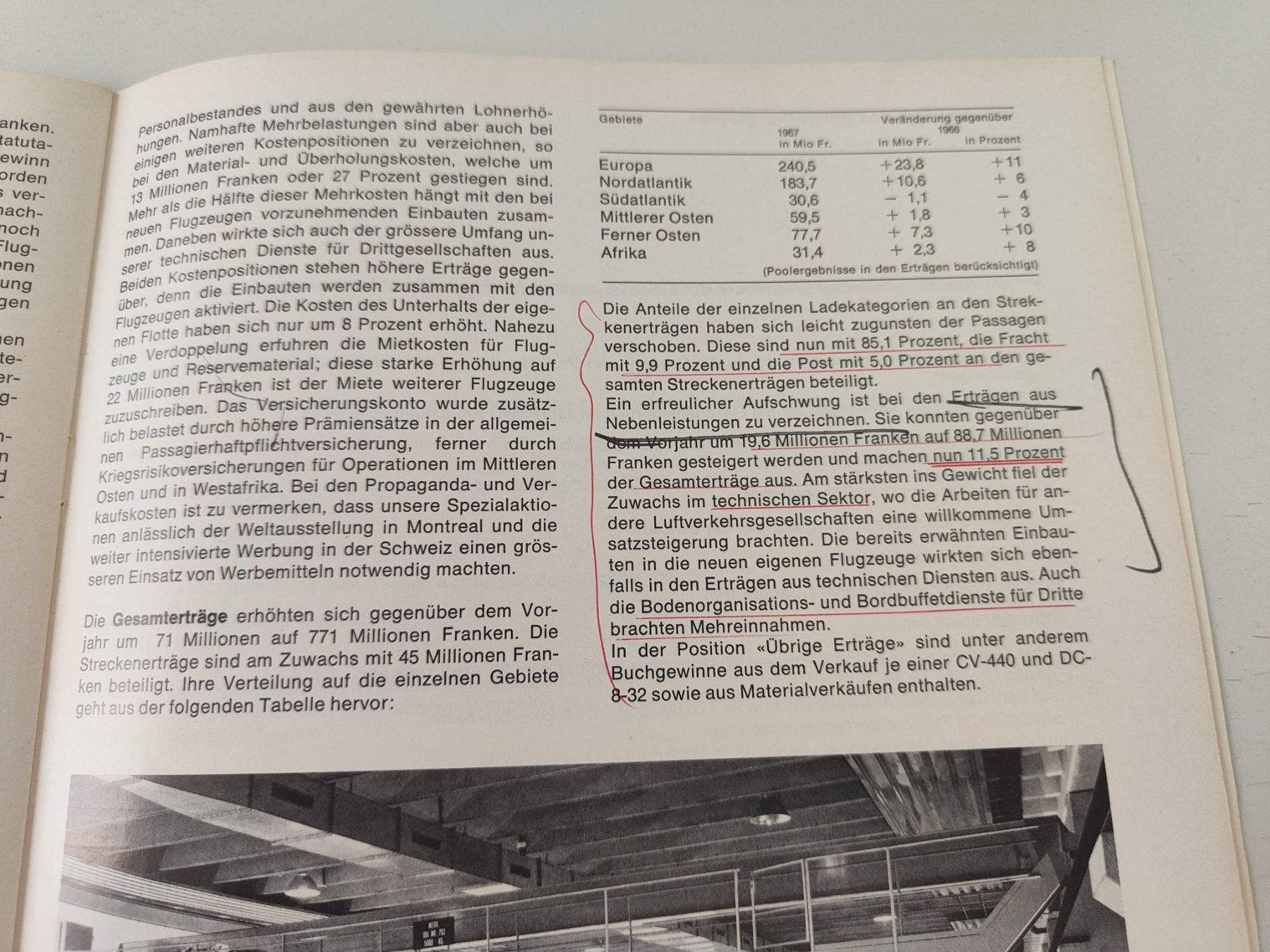 Swissair Documenti: Swissair Gechäftsbericht 1967 – Usato da Nürensdorf venduto da Wini56 4