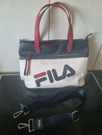 Handtasche FILA Damen Farbe Weiss/Blau/Rot guter Zustand