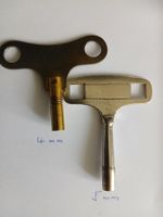Wanduhren Schlüssel Aufzugschlüssel Vierkant 4 mm und 5 mm
