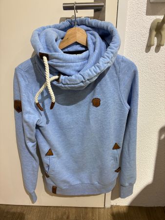 NAKETANO Frühlings-Hoodie, hellblau, Gr. M, Top Zustand! ...