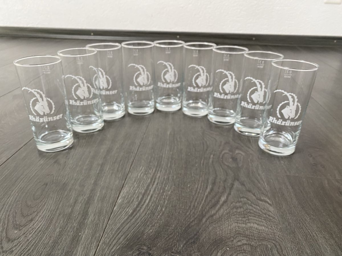 Bicchieri: 9 Gläser Rhäzünser 3dl – Usato da Hägglingen venduto da Karin0802 1