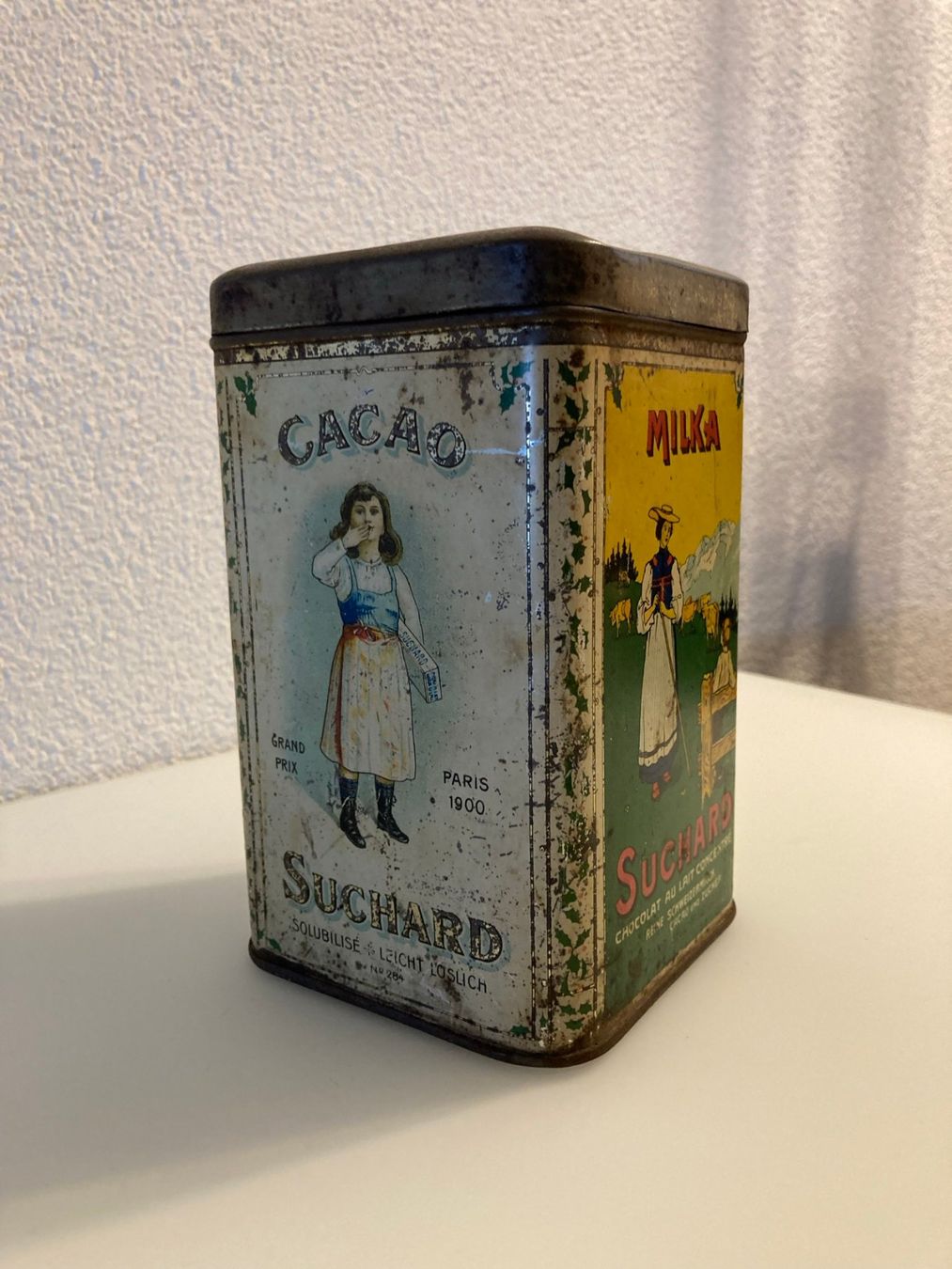Toutes les décorations: Suchard Antike Blechdose Nr 284  Jg. ca. 1900 – D'occasion à Wohlen b. Bern par Titus55