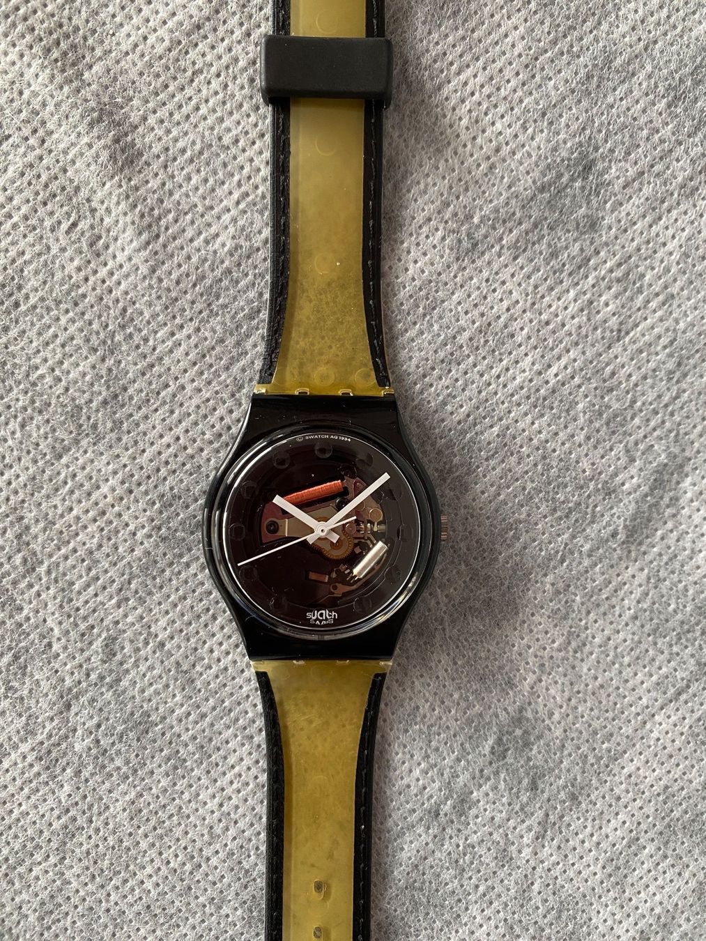 Swatch Orologi: Vintage Transparent Swatch 1995 – Nuovo e nell'imballaggio originale da Wohlen b. Bern venduto da ber_ds2t