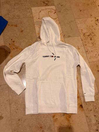 Tommy Jeans Pullover Weiss Grösse M Relaxed Fit