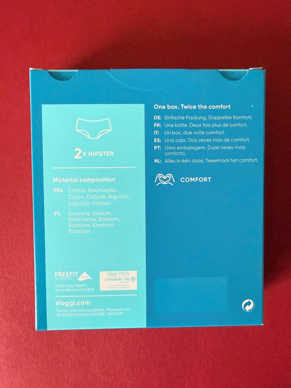Sloggi Sonstige Unterwäsche: SLOGGI, Hipster WEEKEND 24/7, Grösse 42, 2 Stück – Neu und originalverpackt aus Rudolfstetten von gst_g7xl 2