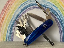 VICTORINOX - Cyber Tool M blue trans - Sackmesser