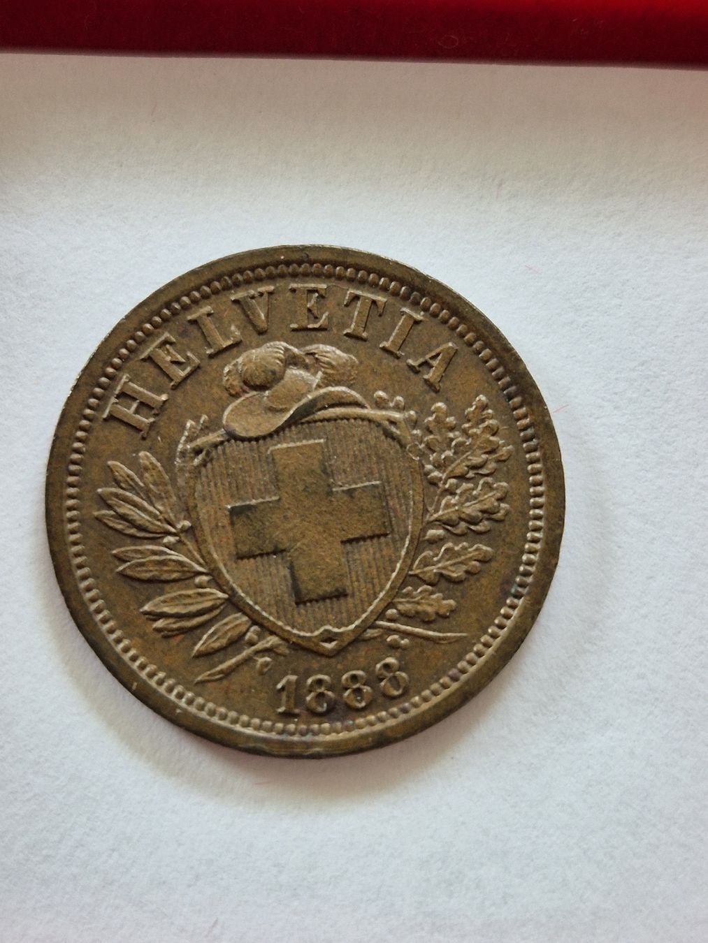 Tutti le monete: 2 Rappen 1888 vz - Kat. Fr. 75.--! – Usato da Mels venduto da Goldenfalcon