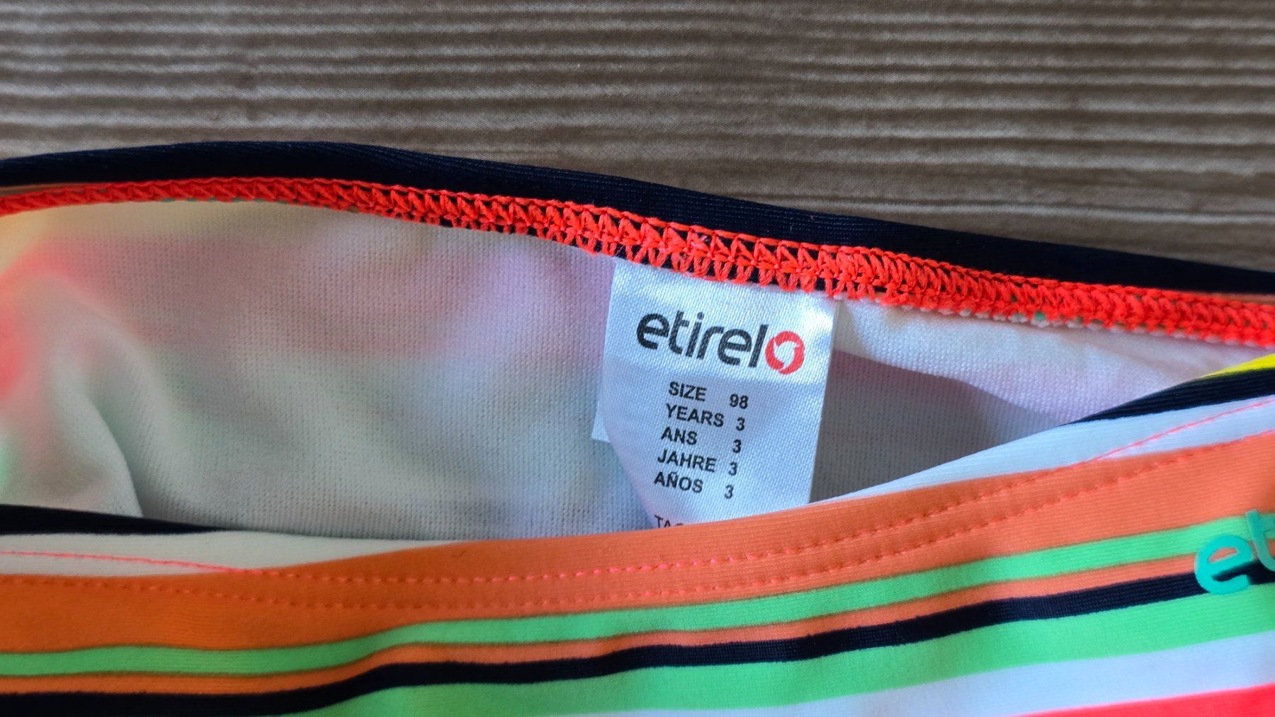 Costumi da bagno: Etirel Bikinihose - 98 - Bunt gestreift – Nuovo (secondo la descrizione) da Thalwil venduto da VitaMini 1