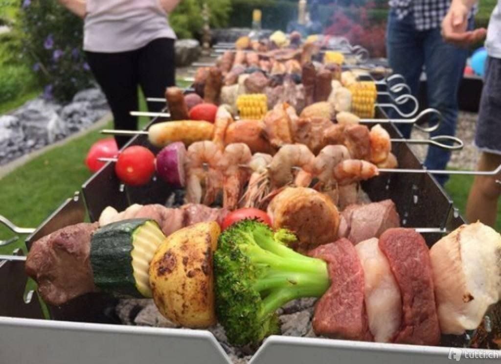 Grills: SWISS Spiessligrill Basispaket - nachhaltig & langlebig – Neu und originalverpackt aus Sempach von DussBe6204