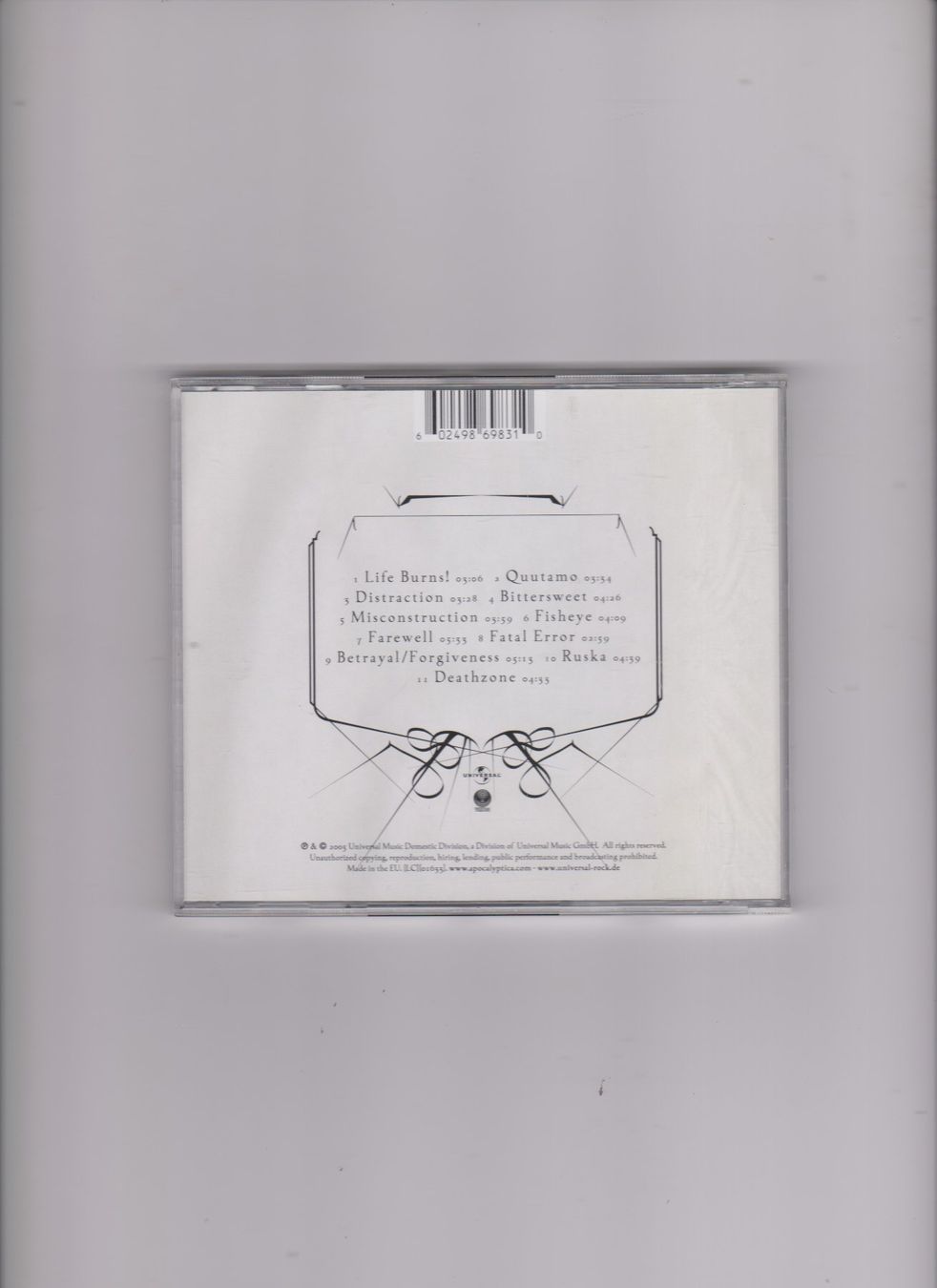 CD: CD Apocalyptica (Bittersweet) – Usato da Bex venduto da Canouille 1