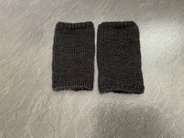 Handgestrickte Pulswärmer - Amedisli - Schwarz