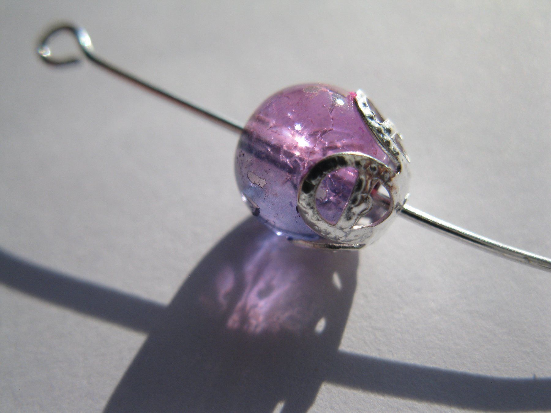 Perle (finte): 30 Perlkappen Bogen, versilbert, 8mm – Nuovo e nell'imballaggio originale da St. Margarethen TG venduto da LuanaKa 1