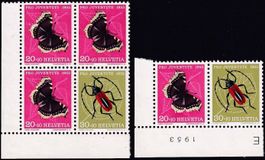 1953, Pro Juventute, Zusammendrucke Nr. Z39+Z40 postfr.**.