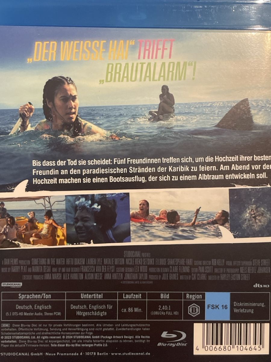 Tutti i DVDs: Something in the Water (2024) – Nuovo (secondo la descrizione) da Waldenburg venduto da Gonzo8 1