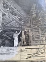 Vintage Foto vom Bau des Atomkraftwerk Beznau, 1968!