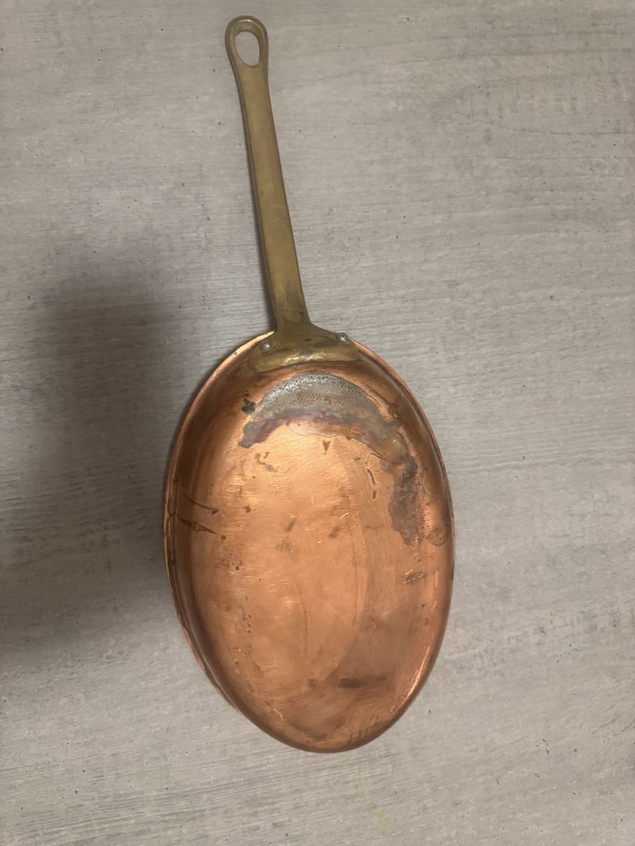 Elettrodomestici da cucina: Zwei Vintage Copper Frying Pan, – Usato da Unterägeri venduto da han_z92m 2