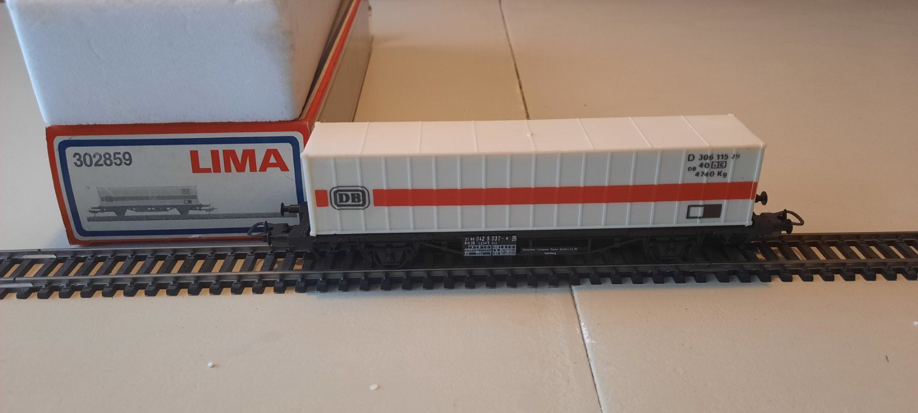 Lima Modellini di ferrovie: Lima H0 302859 Güterwagen DB – Nuovo e nell'imballaggio originale da Amriswil venduto da fel_pyg2