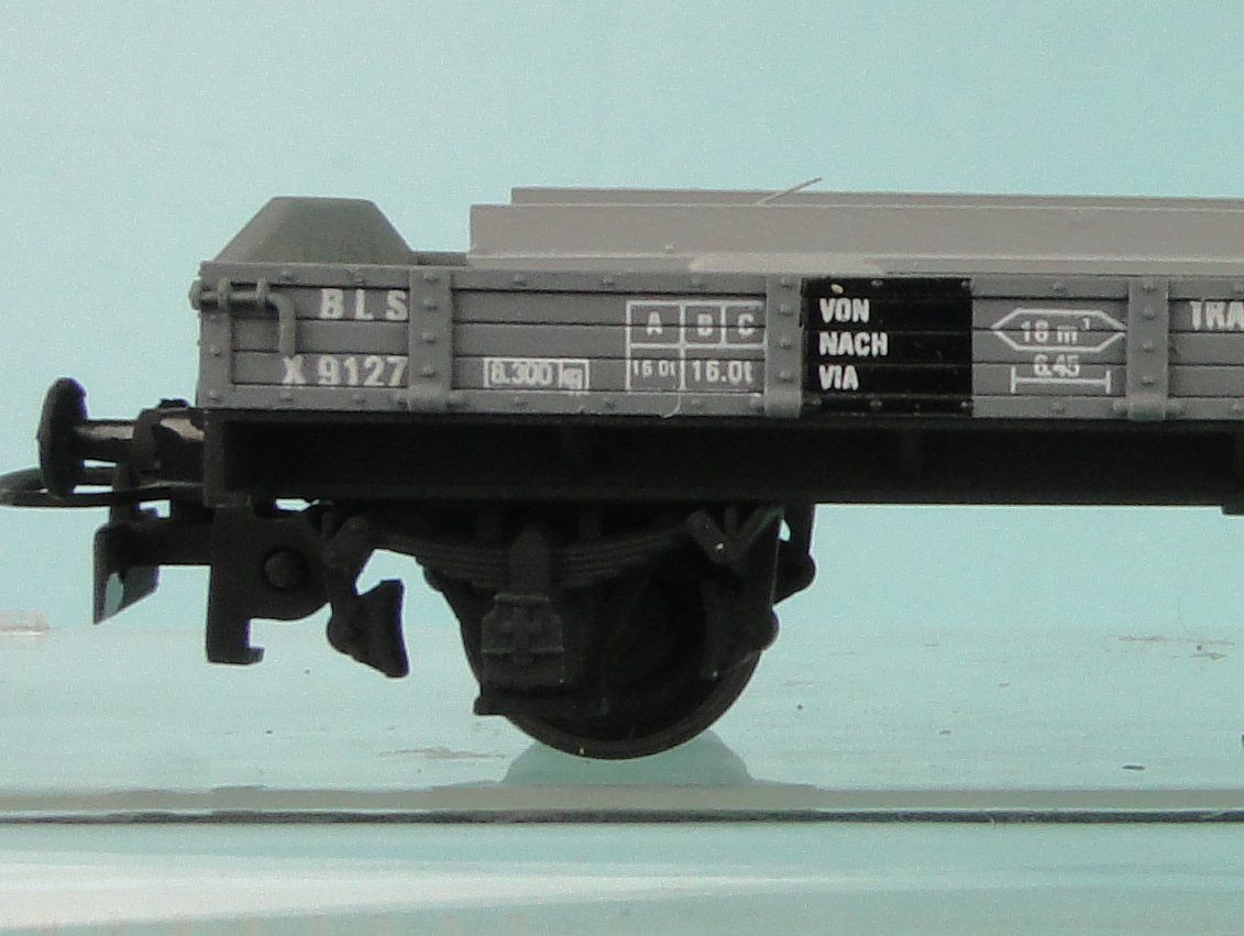 Modellini di ferrovie: Ruco 1016 BLS Flachwagen, NEU – Usato da Bülach venduto da cann11 3