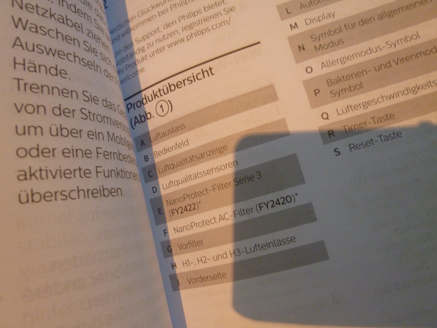 Philips Purificatori d'aria: PHILIPS Luftreiniger AC2889 – Usato da Dättlikon venduto da Mamakuga 9