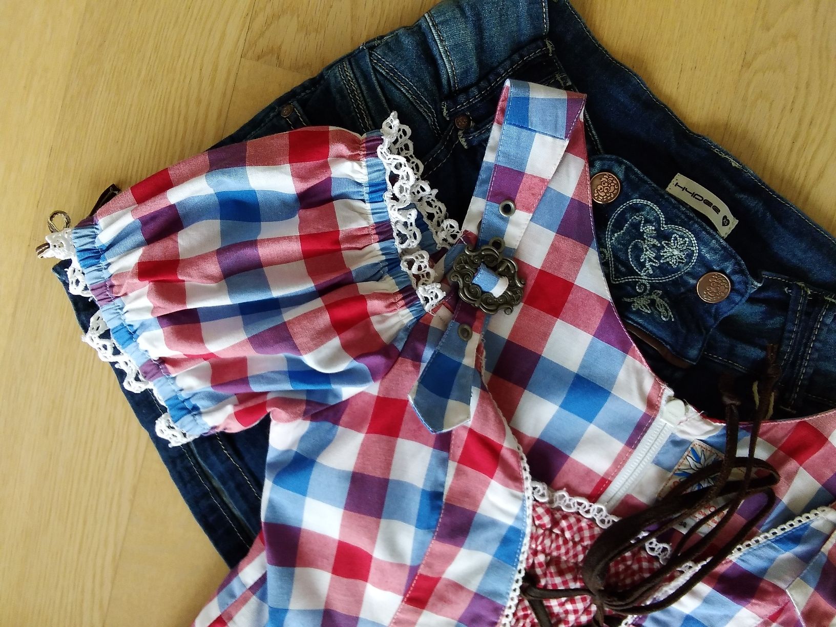 Blusen: STOCKERPOINT Trachten-Bluse kariert Grösse 34 – Neu (gemäss Beschreibung) aus Buchrain von QueenyHE51 6