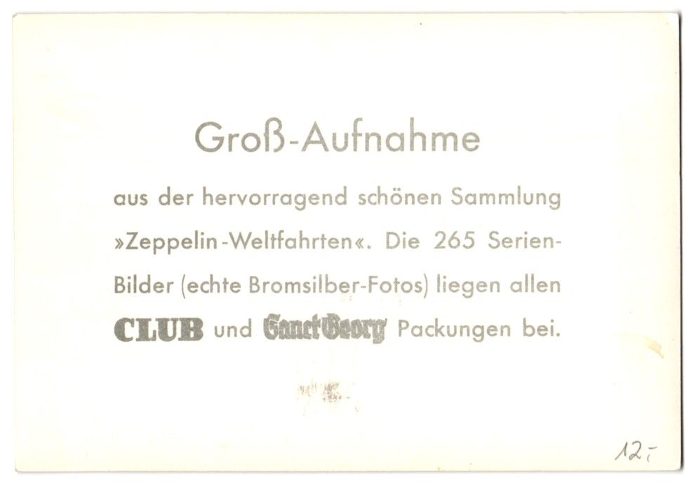 Fotografie & Manifesti: Fotografie Zeppelin LZ 127 Graf Zeppelin – Usato da Berlin venduto da bartko-reher 1