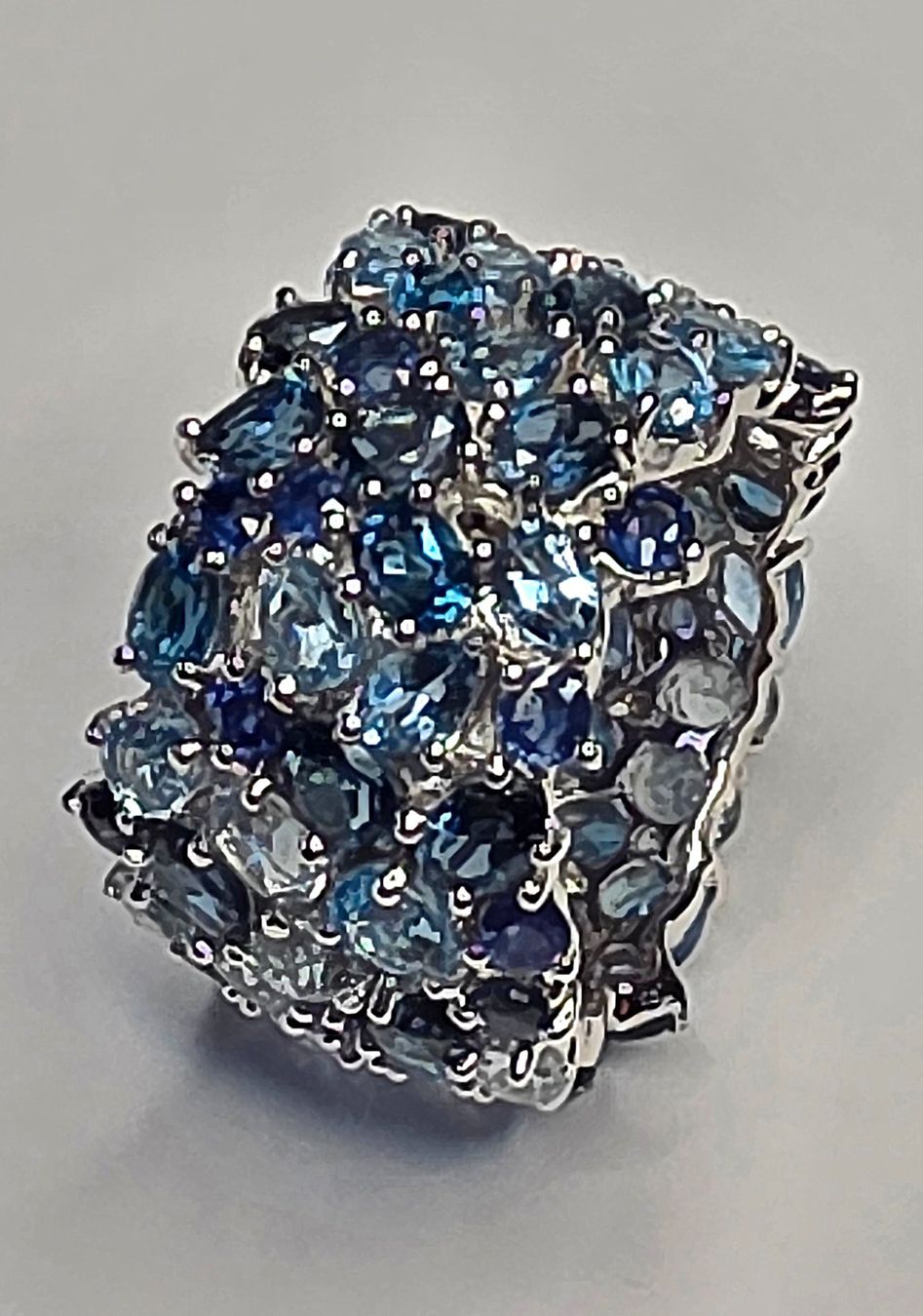 Bagues: Blau Safir mit Topas Ring – Neuf (Voir description) à Zürich par adriben 1