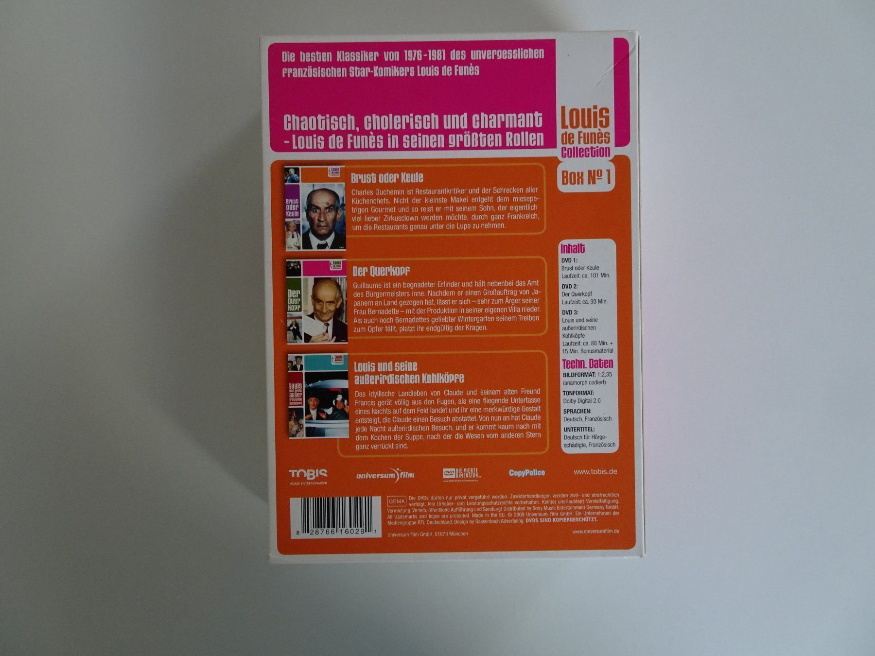 Alle DVDs: Louis de Funès Collection Box No.1 – Gebraucht aus Schenkon von Movieplanet 1