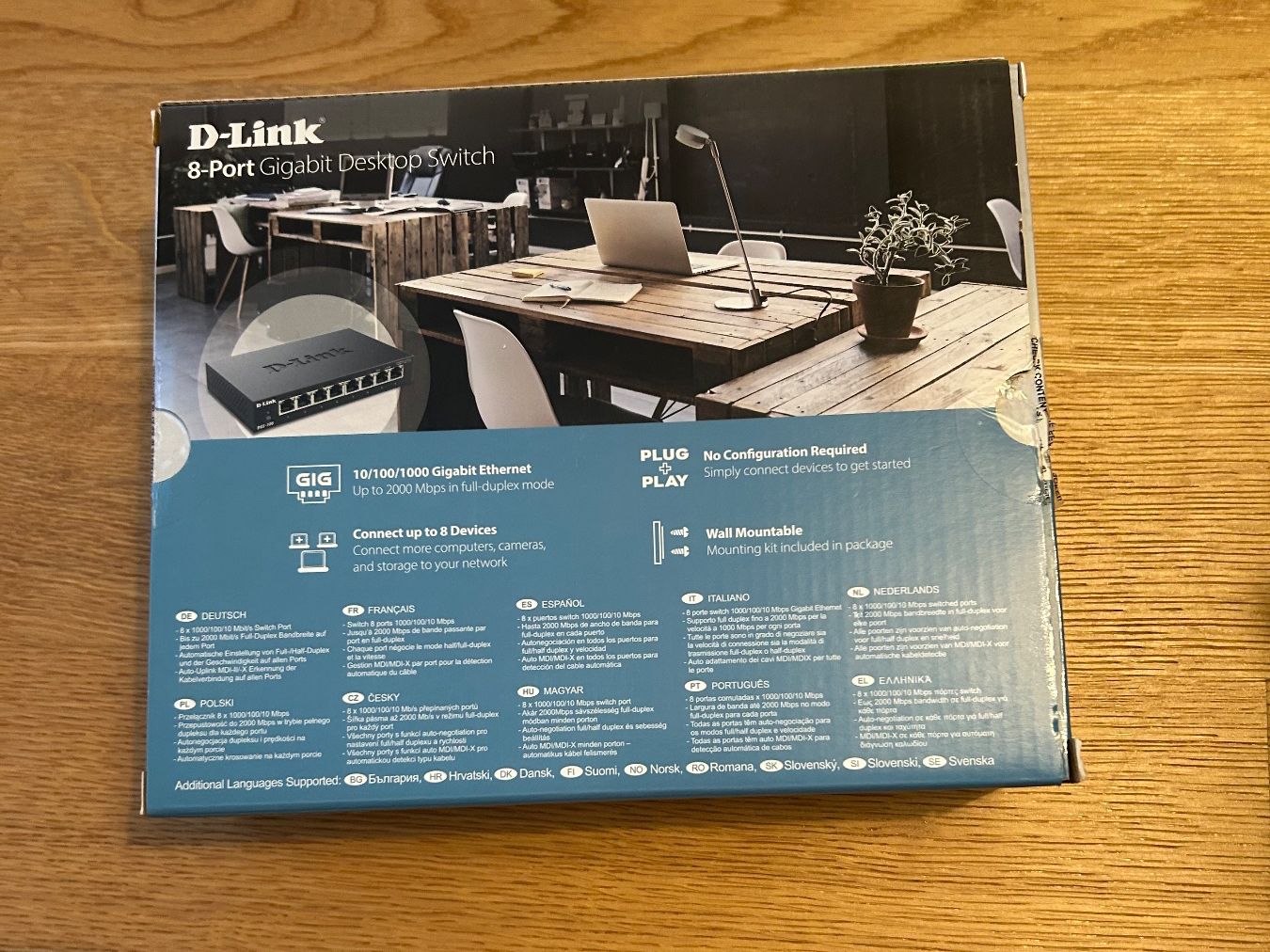 Dlink Hub & Switch: D-Link DGS-108 Gigabit Switch - 8 Port – Nuovo (secondo la descrizione) da Altenrhein venduto da _6sbw 1