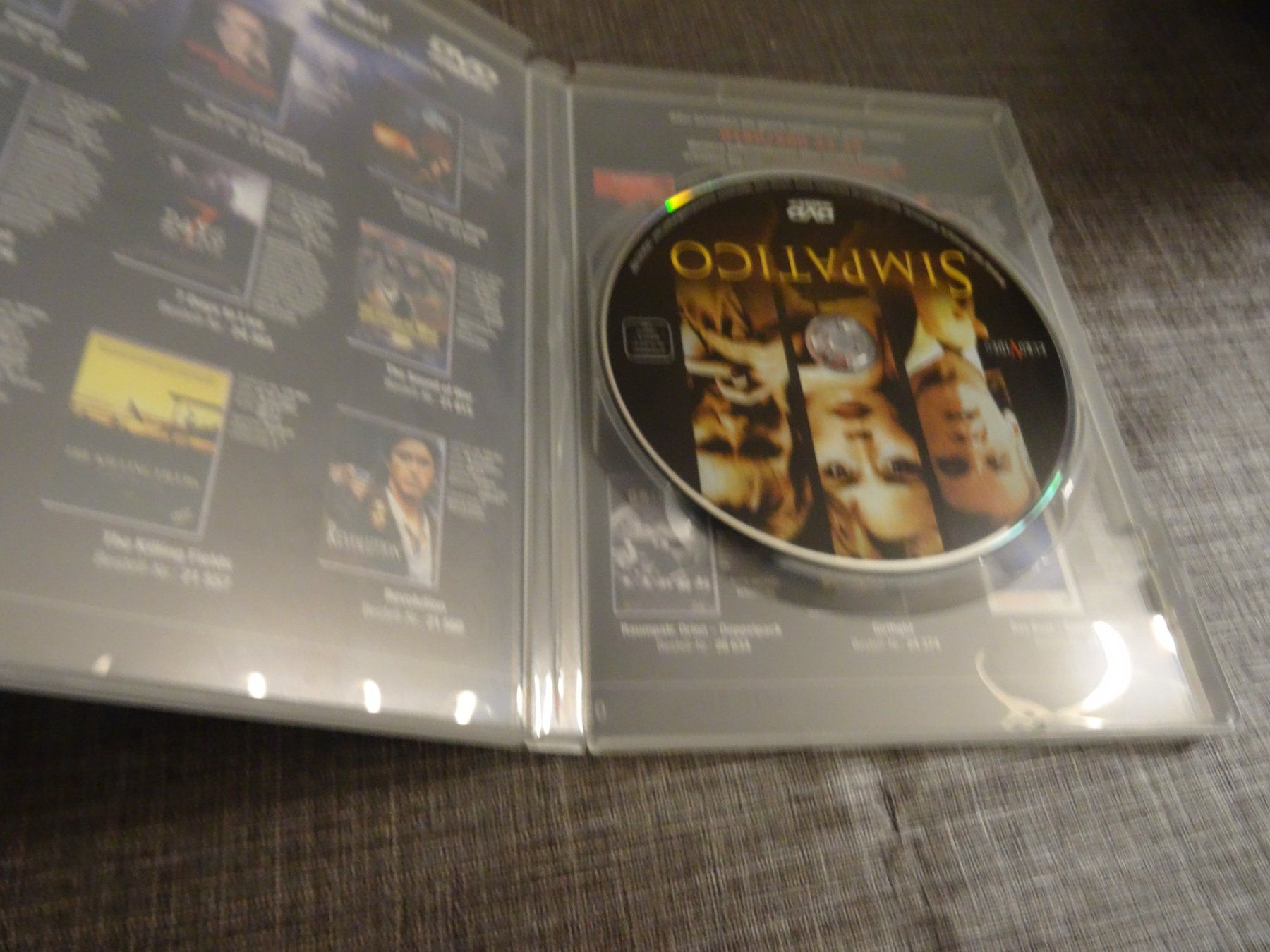 Alle DVDs: DVD Simpatico Nick Nolte Sharon Stone Jeff Bridges – Gebraucht aus Olten von Disc-Verkauf 1