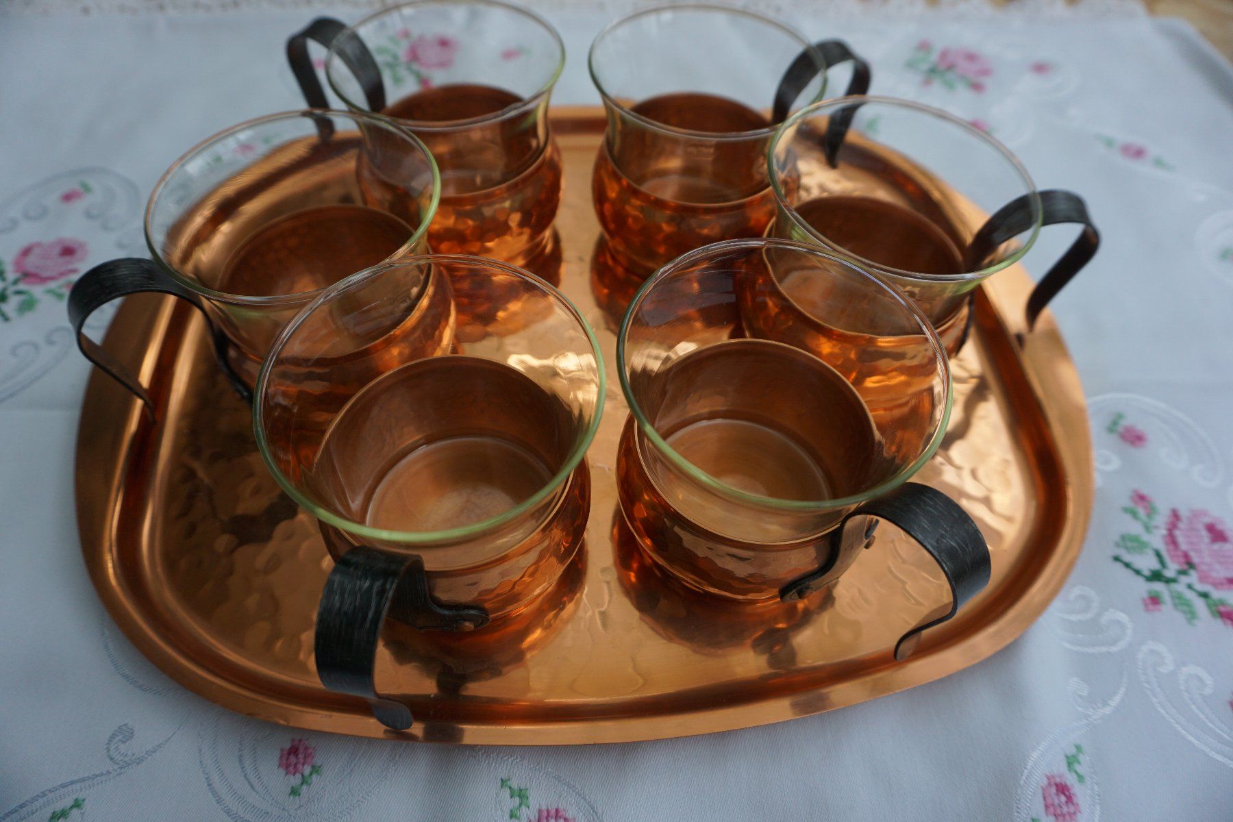 Bicchieri: *Teegläser-Set* von Stöckli Netstal – Usato da Hochdorf venduto da Aguadulce