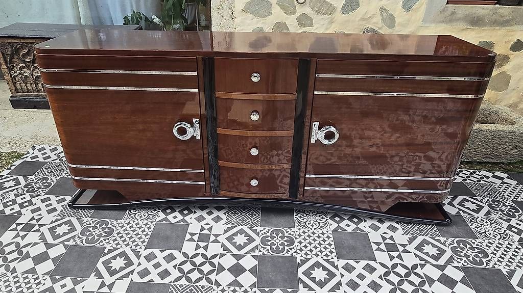 Credenze: Enfilade art deco acajou VENDU – Usato da Mollens VD venduto da espritartdeco 1