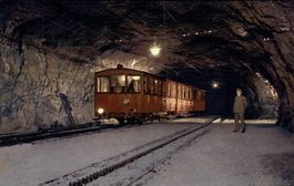 Im Jungfrautunnel. Jungfraubahn