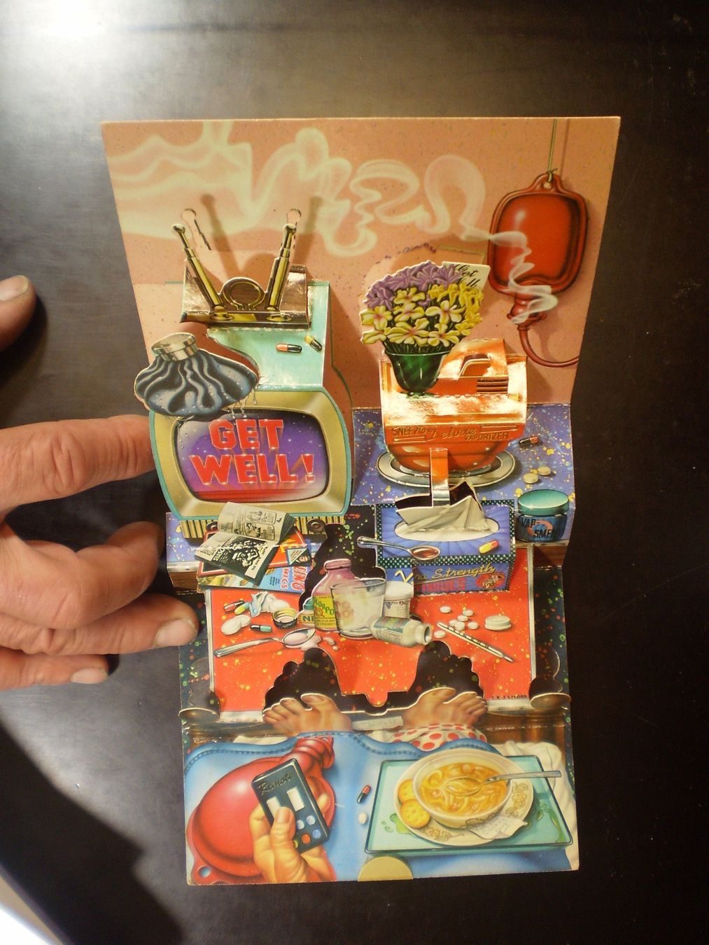 Cartoline: Pop-up-Karte "Get Well!" – Nuovo (secondo la descrizione) da Lenzburg venduto da strebeck 1