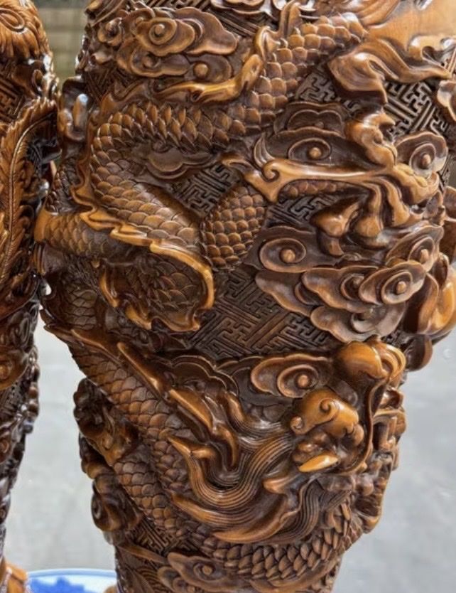 Toutes les décorations: Vasen mit Drachen und Phönix Muster, Top! – D'occasion à Birrwil par WIlddom 1
