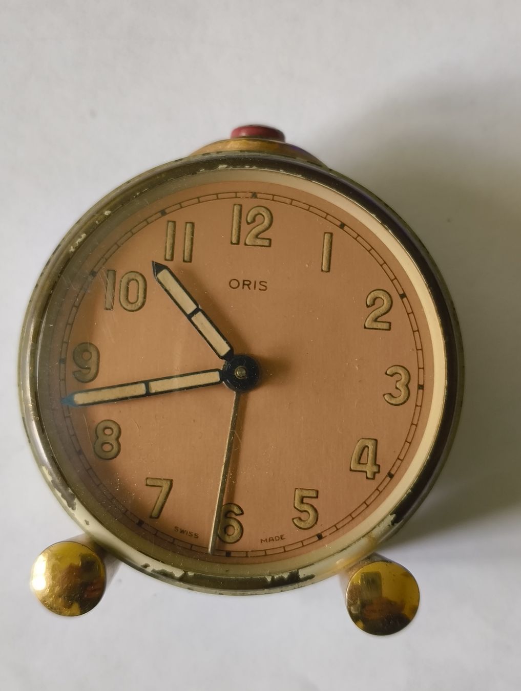 Oris Sveglie: Oris Vintage Reisewecker, Handaufzug – Difettoso da Zürich venduto da Montres_P