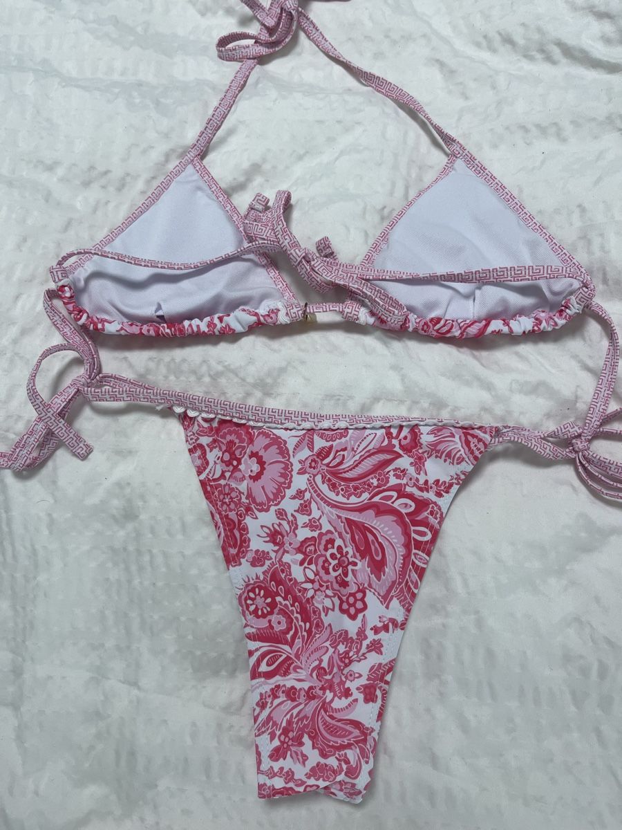 Costumi da bagno & Bikini: Bikini mit Blumenmuster, Gr. 36🌸 – Usato da Möhlin venduto da eny_lsk7 2