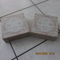 Holzboxen mit Muster 2er Set Dekorative Aufbewahrungsscha...