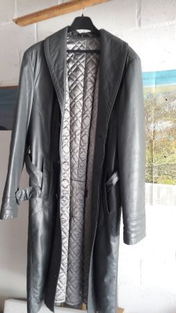Toller Winter Herren ECHT Leder Mantel ,Gefüttert, gr 48/50,