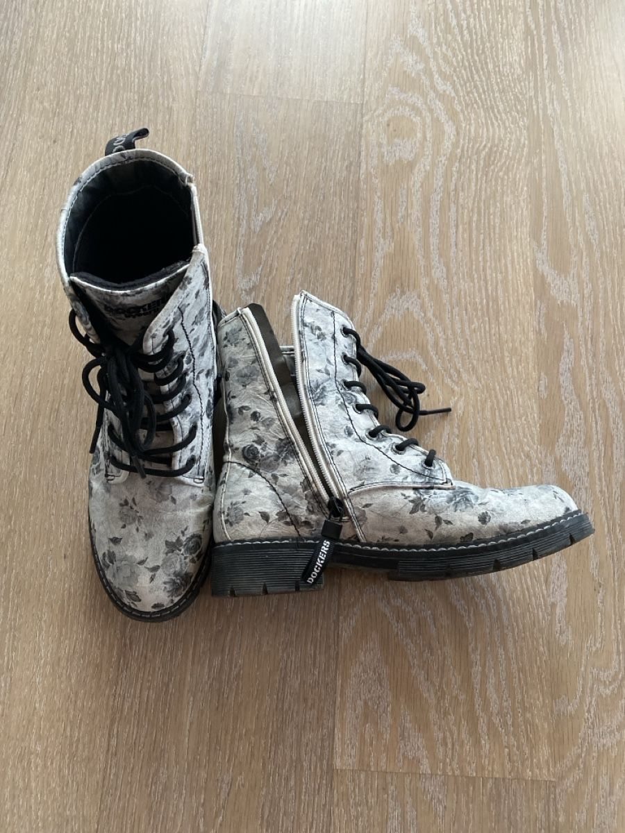 Scarpe da donna: Dockers Boots mit Blumenmuster, Grösse 38 – Usato da Bennau venduto da L_Scho