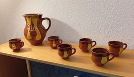 Krug mit 6 Tassen