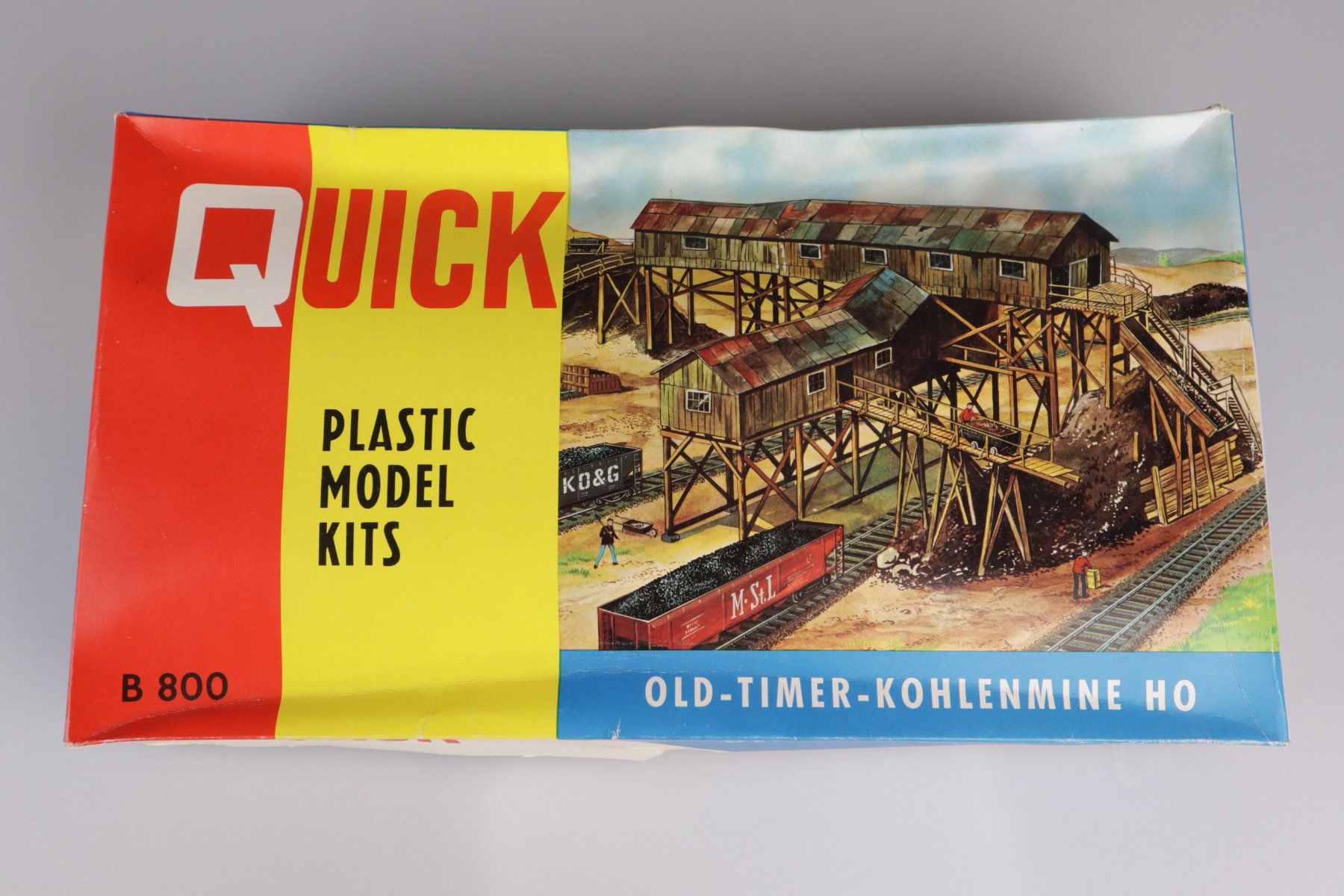 Modelleisenbahnen: H0 Quick B 800 Old-Timer-Kohlenmine OVP – Gebraucht aus Volketswil von brockipfannenstil 1