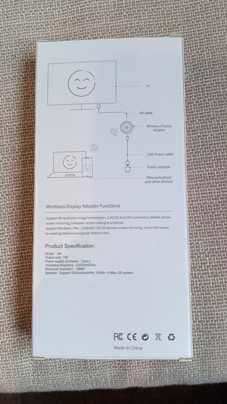 Laufwerke & Adapter: Wireless Display Adapter Dual Band 5G + 2.4G – Neu (gemäss Beschreibung) aus Aarau von louener1 1