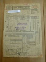Frachtbrief, Biel, G. Ruch Söhne AG Offiz. Bahncammionag1949